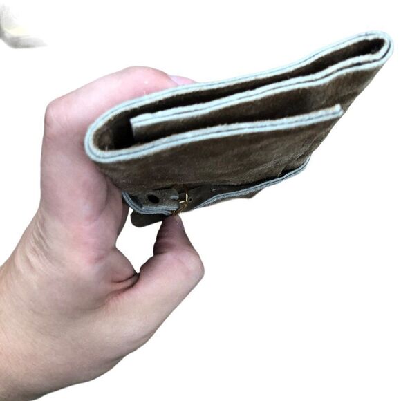 Vintage 1976 Bruxton Genuine Leather Wallet Brown - Picture 2 of 13